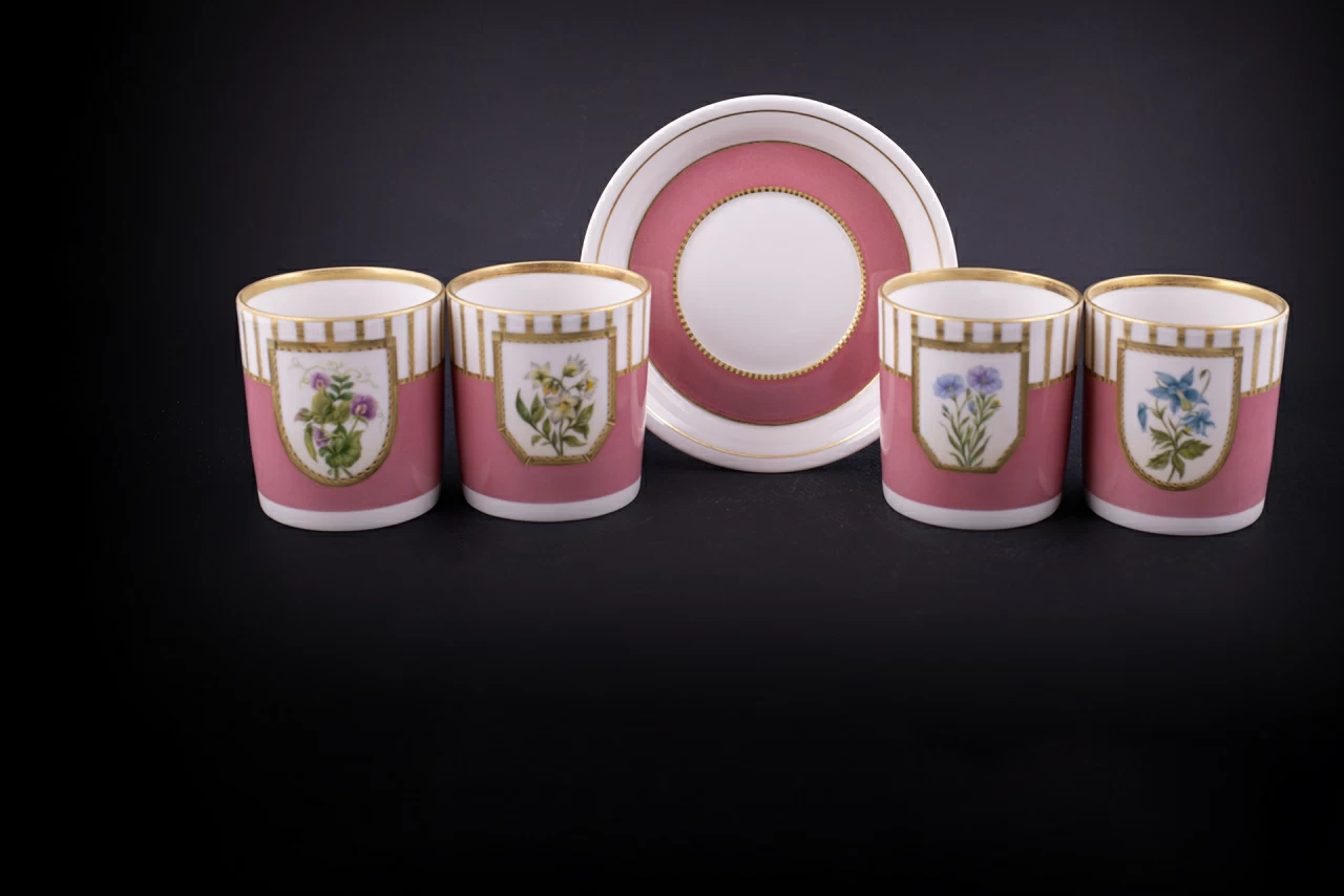 Сервиз чайный Травы на 4 персоны, 14 предметов форма Гербовая, арт 61.21011.00.1, 