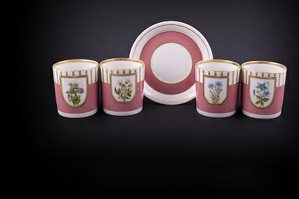 Сервиз чайный Травы на 4 персоны, 14 предметов форма Гербовая, арт 61.21011.00.1