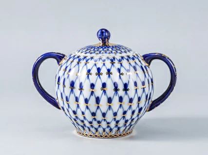 Сахарница Тюльпан Кобальтовая сетка арт. 80.00234.00.1, 