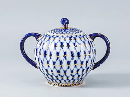 Сахарница Тюльпан Кобальтовая сетка арт. 80.00234.00.1