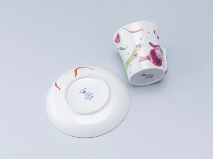 Бокал с блюдцем форма Ленинградский рисунок Мамина дача, арт. 81.34398.00.1, 