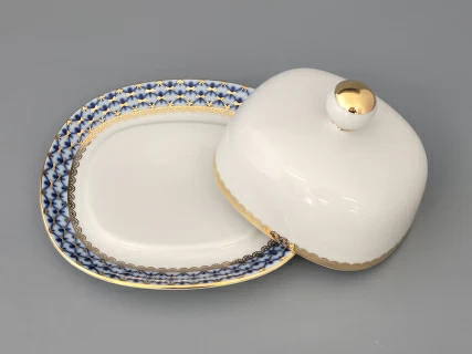 Масленка Прямоугольная Кобальтовая сетка арт. 80.09992.00.1, 