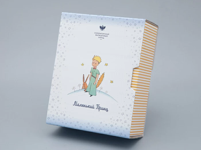 Подарочный набор Чашка с блюдцем, форма Ландыш рисунок Маленький Принц  и Лис арт. 81.27753.00.5, 