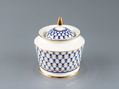 Сахарница Юлия Кобальтовая сетка арт. 80.66467.00.1