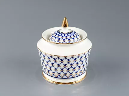 Сахарница Юлия Кобальтовая сетка арт. 80.66467.00.1