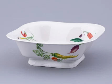 Салатник шестипорционный форма Молодежная квадратный рисунок Мамина Дача, арт. 80.48024.00.1, 