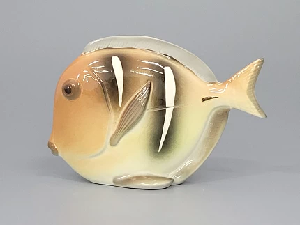 Скульптура форма Рыба-диск среднего размера рисунок Желтый, арт. 82.50098.00.1 Скульптура форма Рыба-диск среднего размера рисунок Желтый, арт. 82.50098.00.1