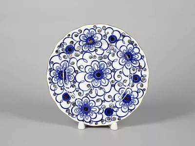 Трехпредметный комплект чайный форма Тюльпан рисунок Вьюнок 250 мл арт. 81.11210.00.1