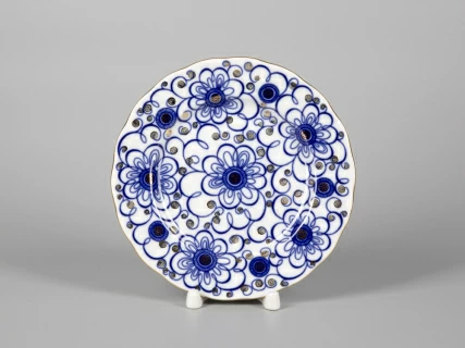 Трехпредметный комплект чайный форма Тюльпан рисунок Вьюнок 250 мл арт. 81.11210.00.1, 