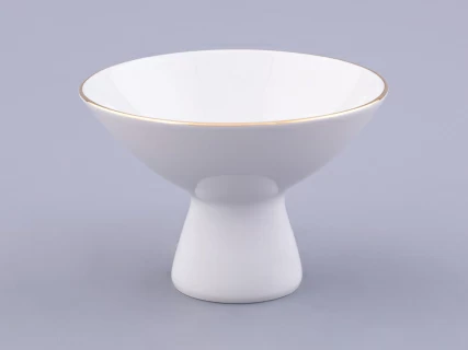 Ваза для мороженого форма Молодежная рисунок Золотая лента арт. 80.04729.00.1, 