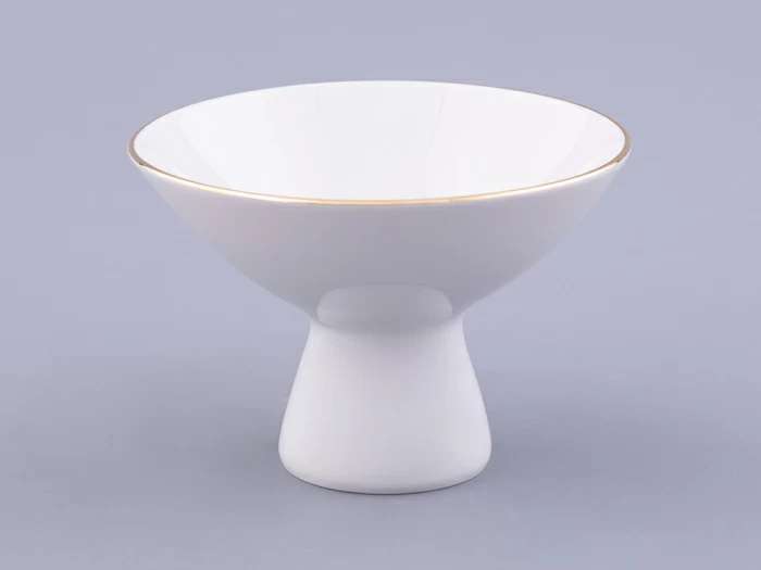 Ваза для мороженого форма Молодежная рисунок Золотая лента арт. 80.04729.00.1, 