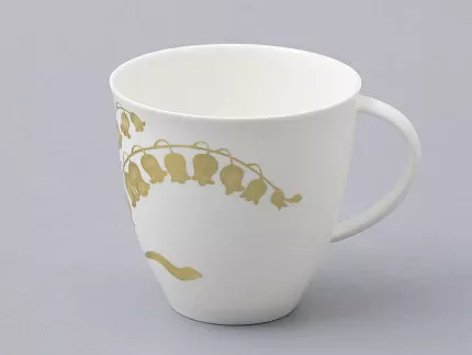 Чашка с блюдцем форма Оливия рисунок Нежный ландыш, арт. 81.31432.00.1