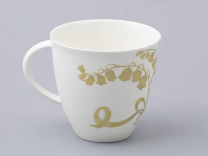 Сервиз чайный на 6 персон, 15 предметов, форма Оливия, рисунок Нежный ландыш, арт 81.31430.00.1, 