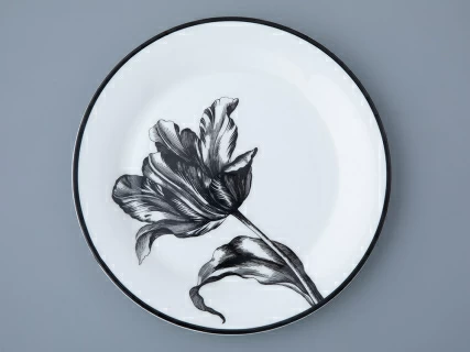 Тарелка плоская 220 мм форма Юлиана рисунок Сысоев. Волшебный сад V арт. 80.44104.00.1, 