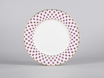 Тарелка 180мм форма Гладкая, рисунок Сетка-Блюз 2, арт 80.86484.00.1