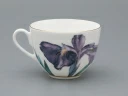 Чашка с блюдцем L’Art des Fleurs в подарочной упаковке, форма Весенняя 2, рисунок Аметистовое пламя, арт 81.33403.00.1,  Чашка с блюдцем L’Art des Fleurs в подарочной упаковке, форма Весенняя 2, рисунок Аметистовое пламя, арт 81.33403.00.1,