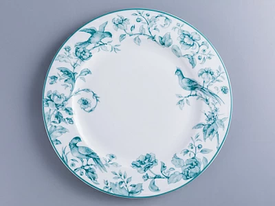 Тарелка мелкая 270 мм. форма Европейская Рисунок Monplaisir Green, арт. 80.48340.00.1