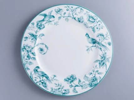 Тарелка мелкая 270 мм. форма Европейская Рисунок Monplaisir Green, арт. 80.48340.00.1, 