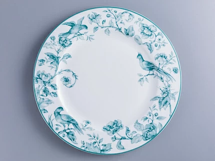 Тарелка мелкая 270 мм. форма Европейская Рисунок Monplaisir Green, арт. 80.48340.00.1