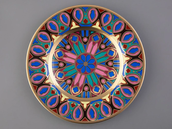 Тарелка декоративная 270 мм Европейская, в подарочной упаковке, рисунок Готическая 11 арт. 81.25631.00.1, 