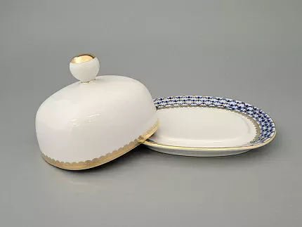 Масленка Прямоугольная Кобальтовая сетка арт. 80.09992.00.1