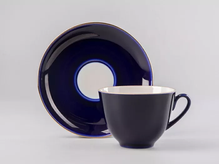 Чашка с блюдцем чайная 250 мл форма Весенняя рисунок Ночка арт. 81.11155.00.1, 