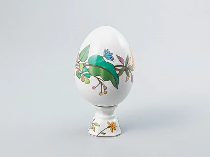 Яйцо пасхальное на подставке 132 мм рисунок Пестрый венок арт. 80.80976.00.1 Яйцо пасхальное на подставке 132 мм рисунок Пестрый венок арт. 80.80976.00.1