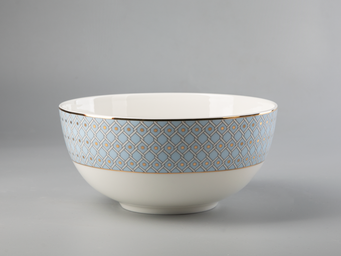 Салатник 195 мм форма Восточная рисунок Азур 2 арт. 80.42073.00.1, 