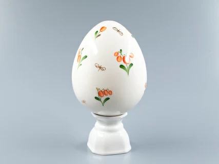 Яйцо пасхальное на подставке, рисунок Цветы, арт 80.91303.00.1, 