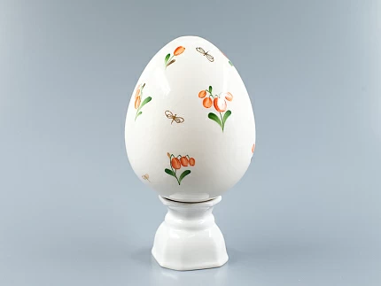Яйцо пасхальное на подставке, рисунок Цветы, арт 80.91303.00.1 Яйцо пасхальное на подставке, рисунок Цветы, арт 80.91303.00.1