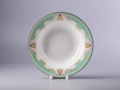 Тарелка глубокая 235 мм форма Стандартная рисунок Аквамарин арт. 80.42466.00.1 Тарелка глубокая 235 мм форма Стандартная рисунок Аквамарин арт. 80.42466.00.1