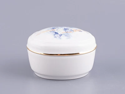 Туалетная коробочка форма Овальная рисунок Фея нежности арт. 80.86399.00.1