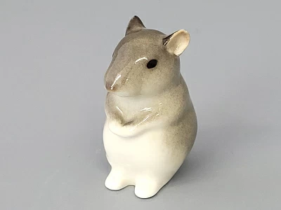 Скульптура форма Мышь малютка рисунок Палевая арт. 82.61110.00.1