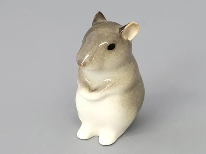 Скульптура форма Мышь малютка рисунок Палевая арт. 82.61110.00.1, 