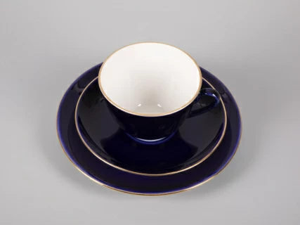 Трехпредметный комплект чайный 230 мл форма Весенняя рисунок Ночка арт. 81.11158.00.1, 