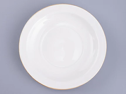 Чашка с блюдцем для бульона Молодежная Золотая лента арт. 81.10974.00.1 Чашка с блюдцем для бульона Молодежная Золотая лента арт. 81.10974.00.1