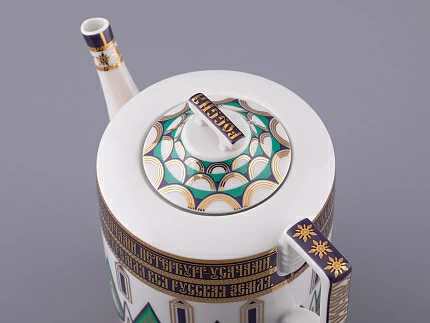 Сервиз чайный на 6 персон 20 предметов, форма Гербовая, рисунок Великая Русь, арт. 81.31998.00.1 Сервиз чайный на 6 персон 20 предметов, форма Гербовая, рисунок Великая Русь, арт. 81.31998.00.1