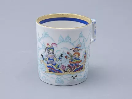 Сервиз чайный форма Гербовая рисунок Зимние забавы, 4 персоны 10 предметов арт. 81.20899.00.1