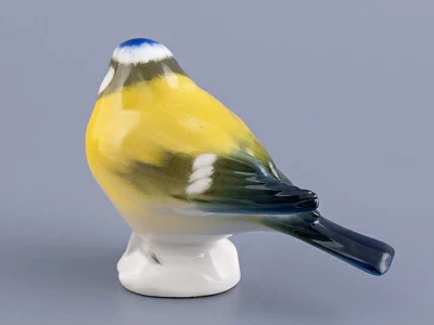 Скульптура форма Синица рисунок Лазоревка арт. 82.78548.00.1