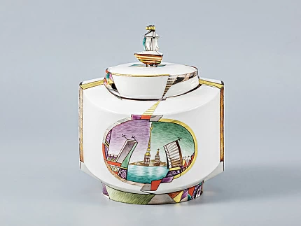 Сервиз чайный Ковчег Ладонь Невы, 2 персоны 8 предметов, арт. 81.20910.00.1 Сервиз чайный Ковчег Ладонь Невы, 2 персоны 8 предметов, арт. 81.20910.00.1