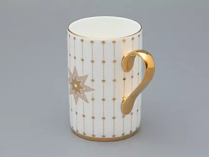 Бокал 400 мл форма Идиллия рисунок Азур золотой, артикул 80.49792.00.1