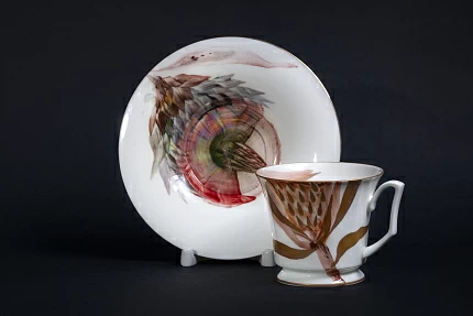 Чашка с блюдцем чайная. форма Юлия. рисунок Татьянин день арт. 40.03547.00.1