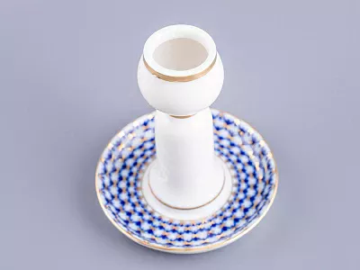 Подсвечник Бутон Кобальтовая сетка арт. 80.06952.00.1