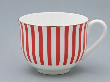 Чашка с блюдцем чайная форма Ландыш рисунок Да и нет Кардинал, арт. 81.32282.00.1