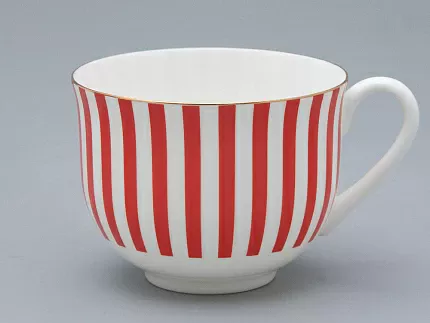 Чашка с блюдцем чайная форма Ландыш рисунок Да и нет Кардинал, арт. 81.32282.00.1