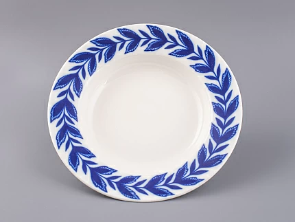 Тарелка 220 мм форма Глубокая, рисунок Флер арт. 80.99828.00.1