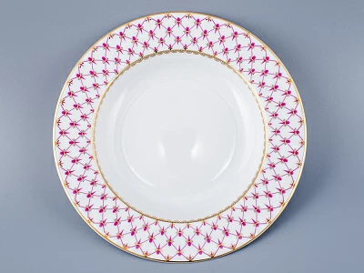 Тарелка глубокая 225 мм форма Европейская-2 рисунок Сетка-Блюз 2 арт. 80.85413.00.5