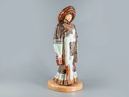 Скульптура Народности России Качинская женщина арт. 82.85842.00.1