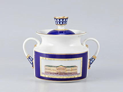 Сервиз чайный форма Банкетная рисунок Классика Петербурга-2 52%, 6 персон 20 предметов арт. 81.25120.00.1