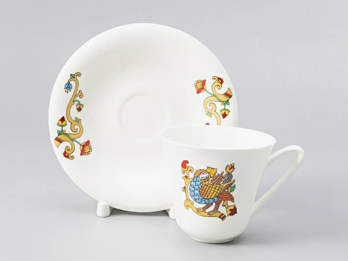 Сервиз чайный форма Сад рисунок Русские сказки, 6 персон 15 предметов, арт. 81.28417.00.1,  Сервиз чайный форма Сад рисунок Русские сказки, 6 персон 15 предметов, арт. 81.28417.00.1,